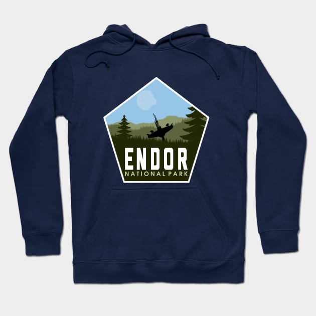 Endor National Park Hoodie by AngryMongoAff